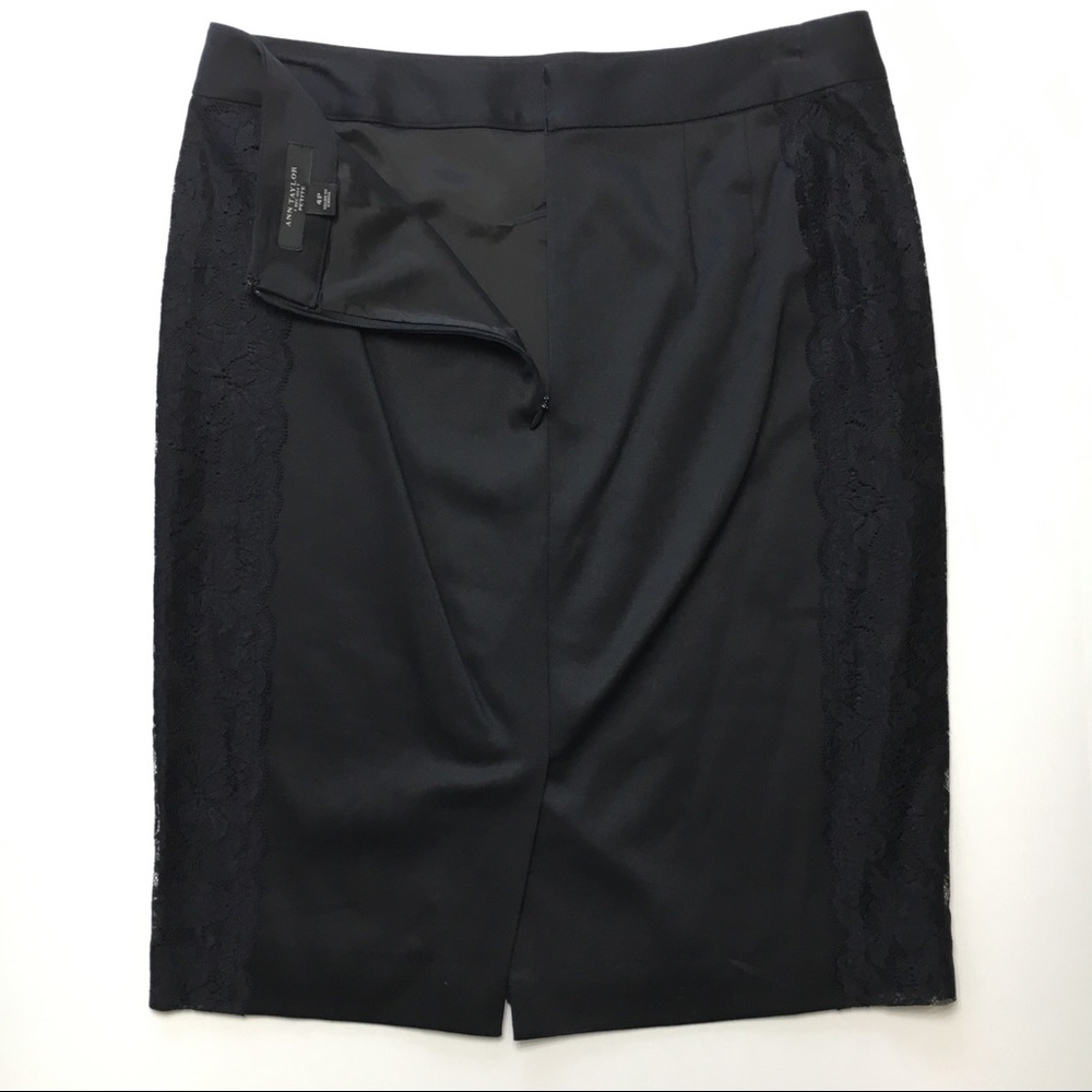Ann Taylor Black Pencil Skirt 2-pc Suit, sz 4P - Picture 8 of 8